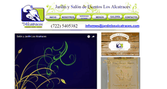 Desktop Screenshot of jardinlosalcatraces.com